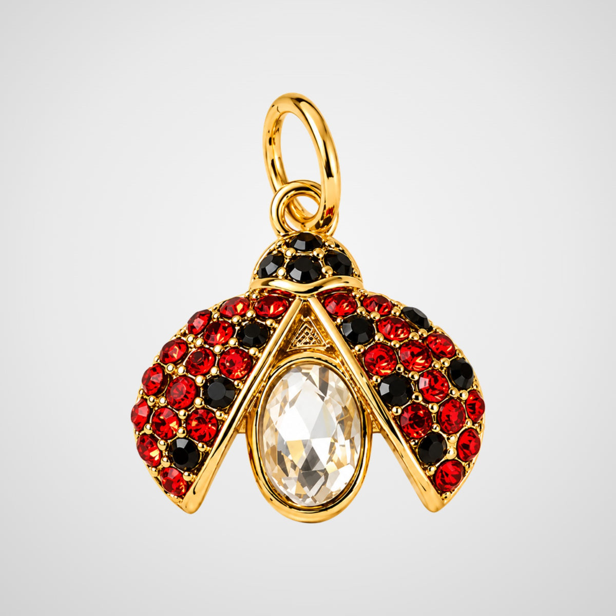 Charm coccinelle pavée de strass De Nada Paris