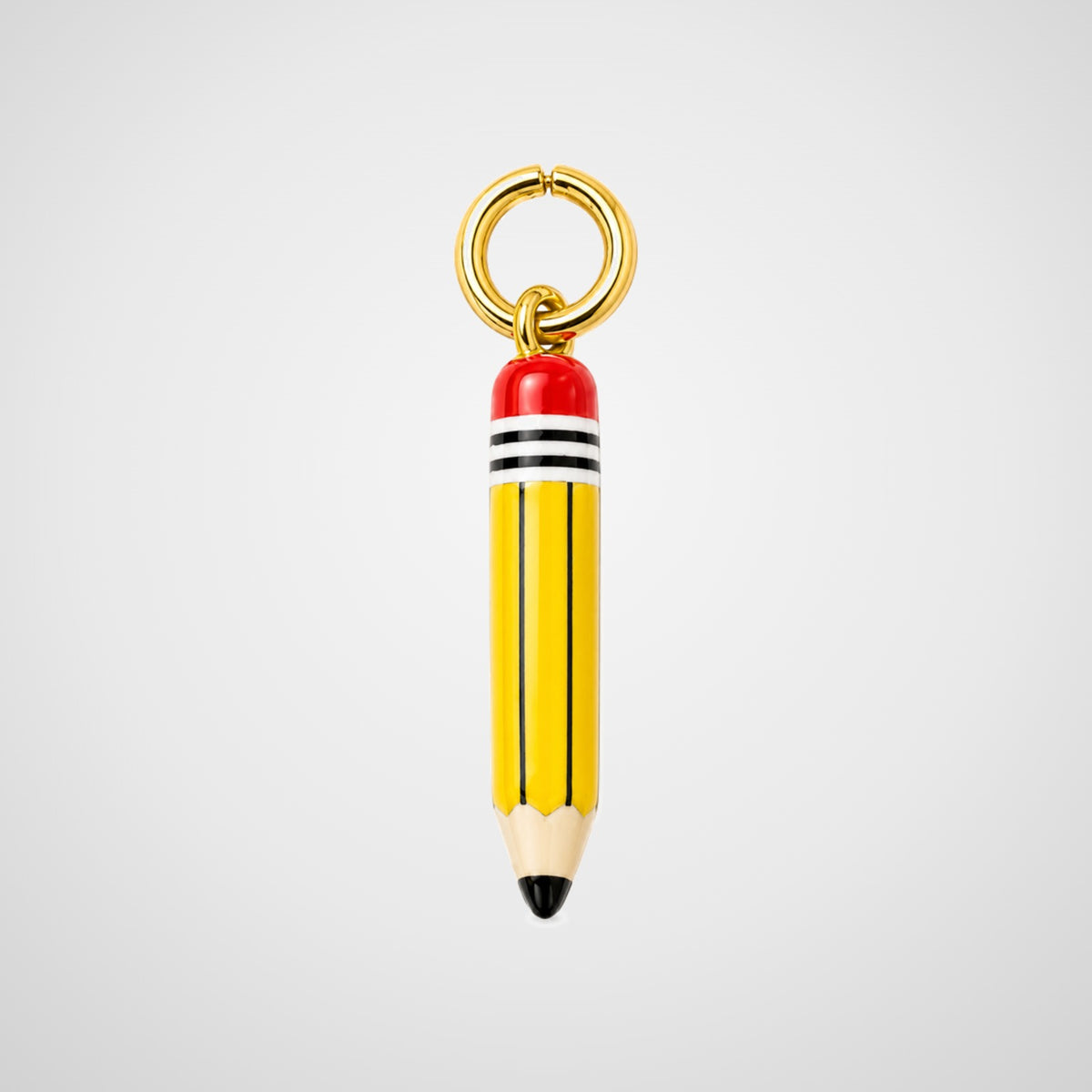 Charm crayon à papier émaillé jaune De Nada Paris