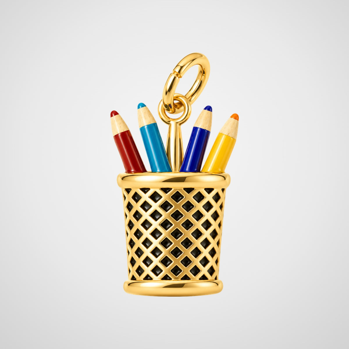 Charm pot à crayons doré De Nada Paris