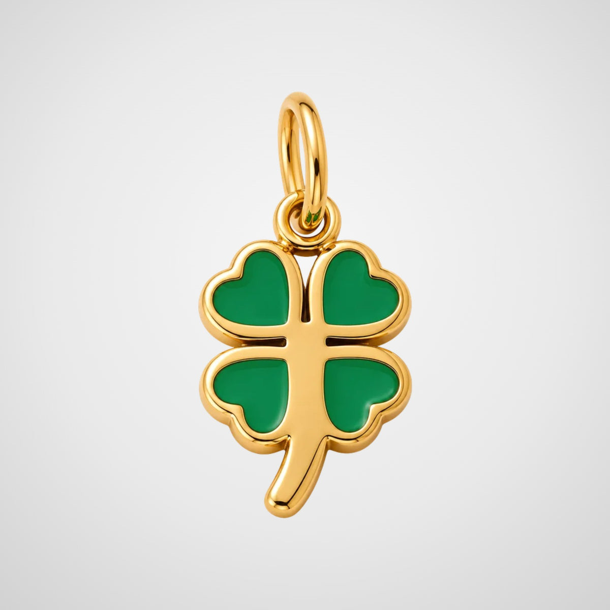 Charm trèfle émaillé vert De Nada Paris