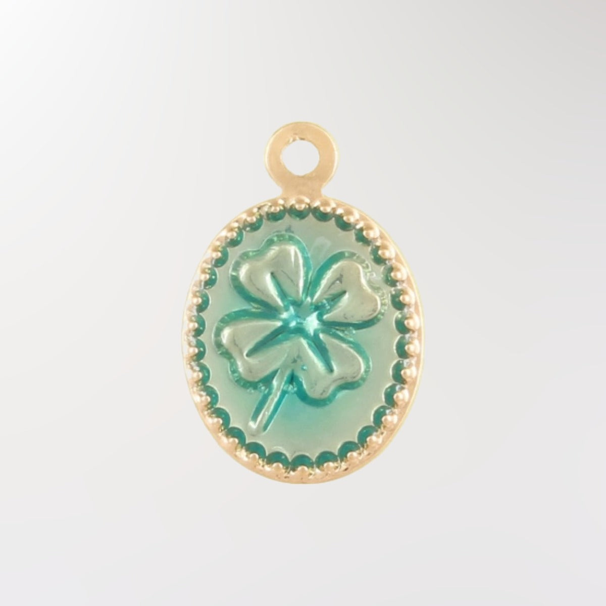 Blue Clover Medallion
