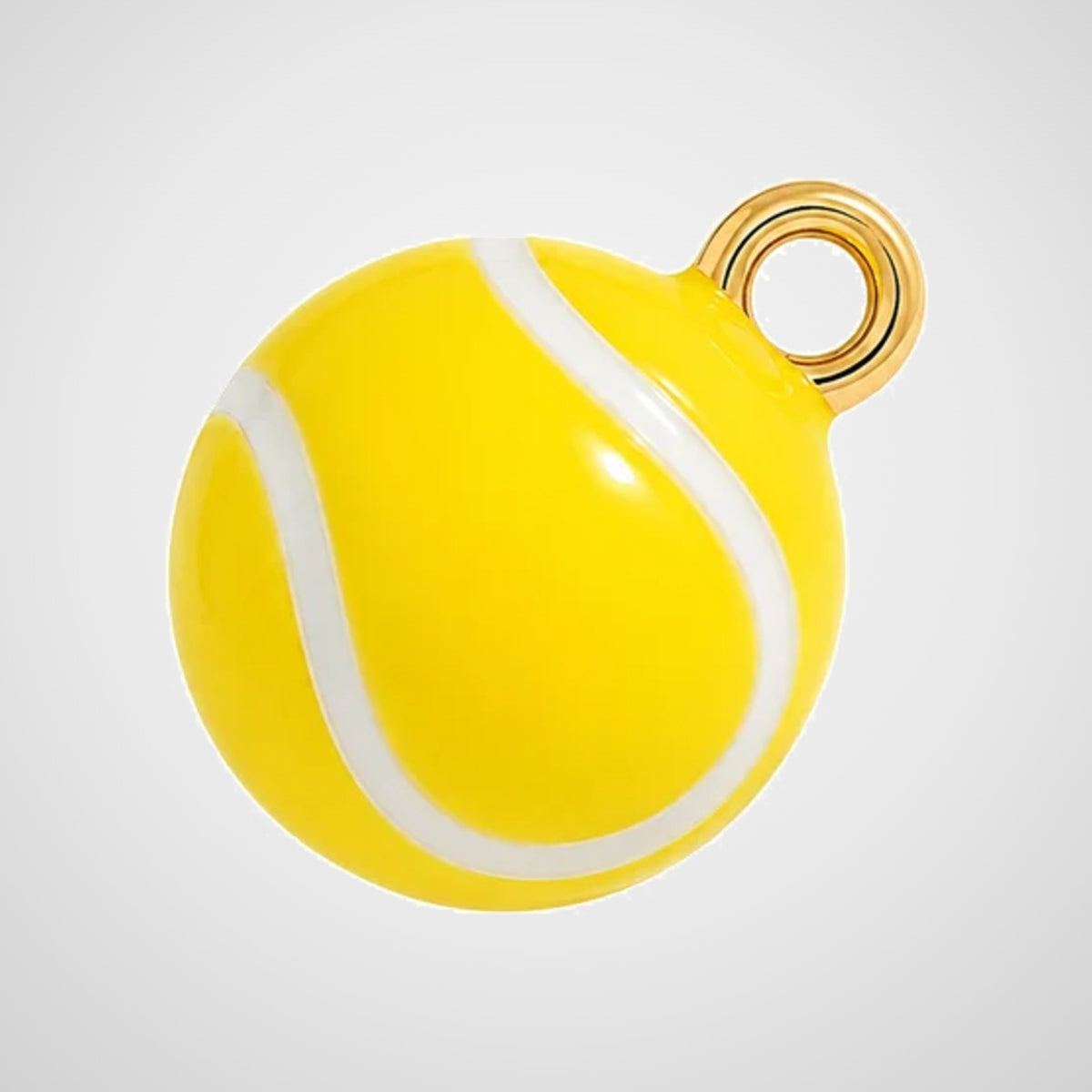 Charm balle de tennis émaillée jaune De Nada Paris