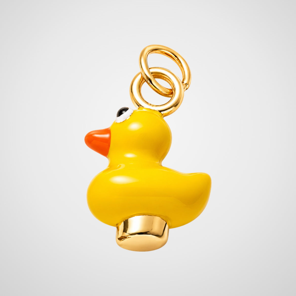 Charm canard émaillé jaune De Nada Paris