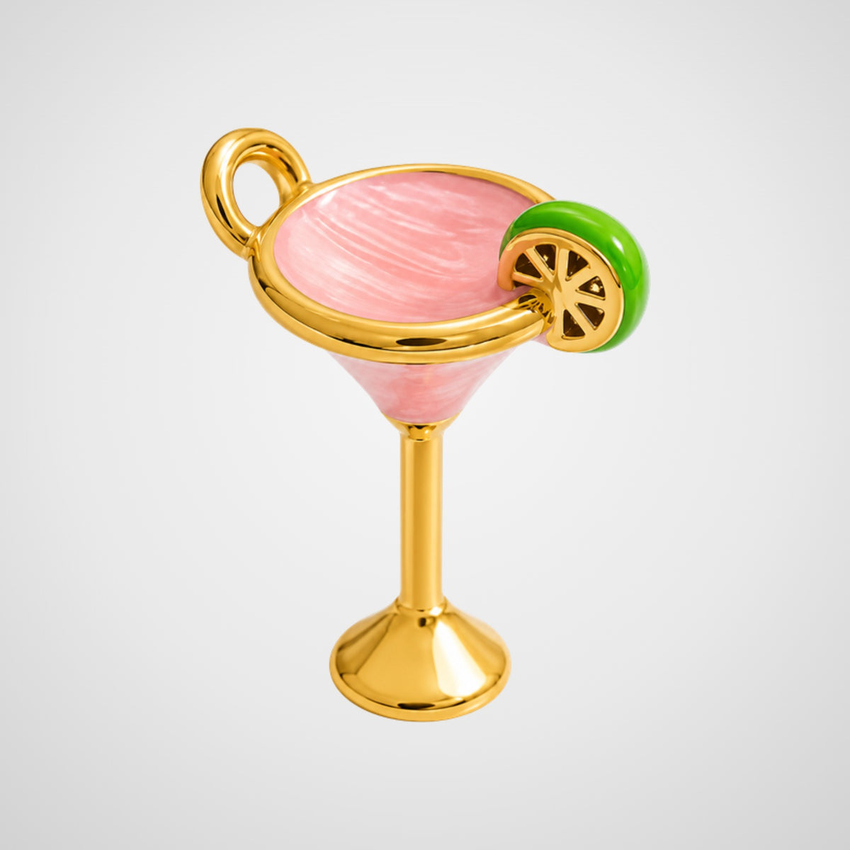Charm verre à cocktail rose et doré De Nada Paris