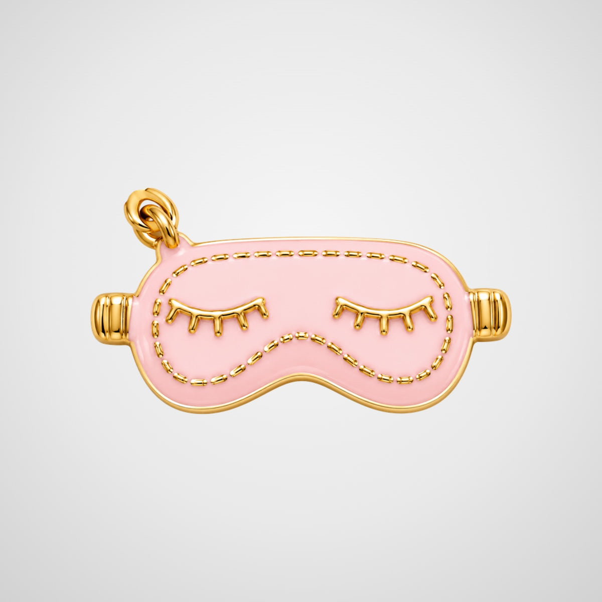 Charm masque de nuit émaillé rose De Nada Paris