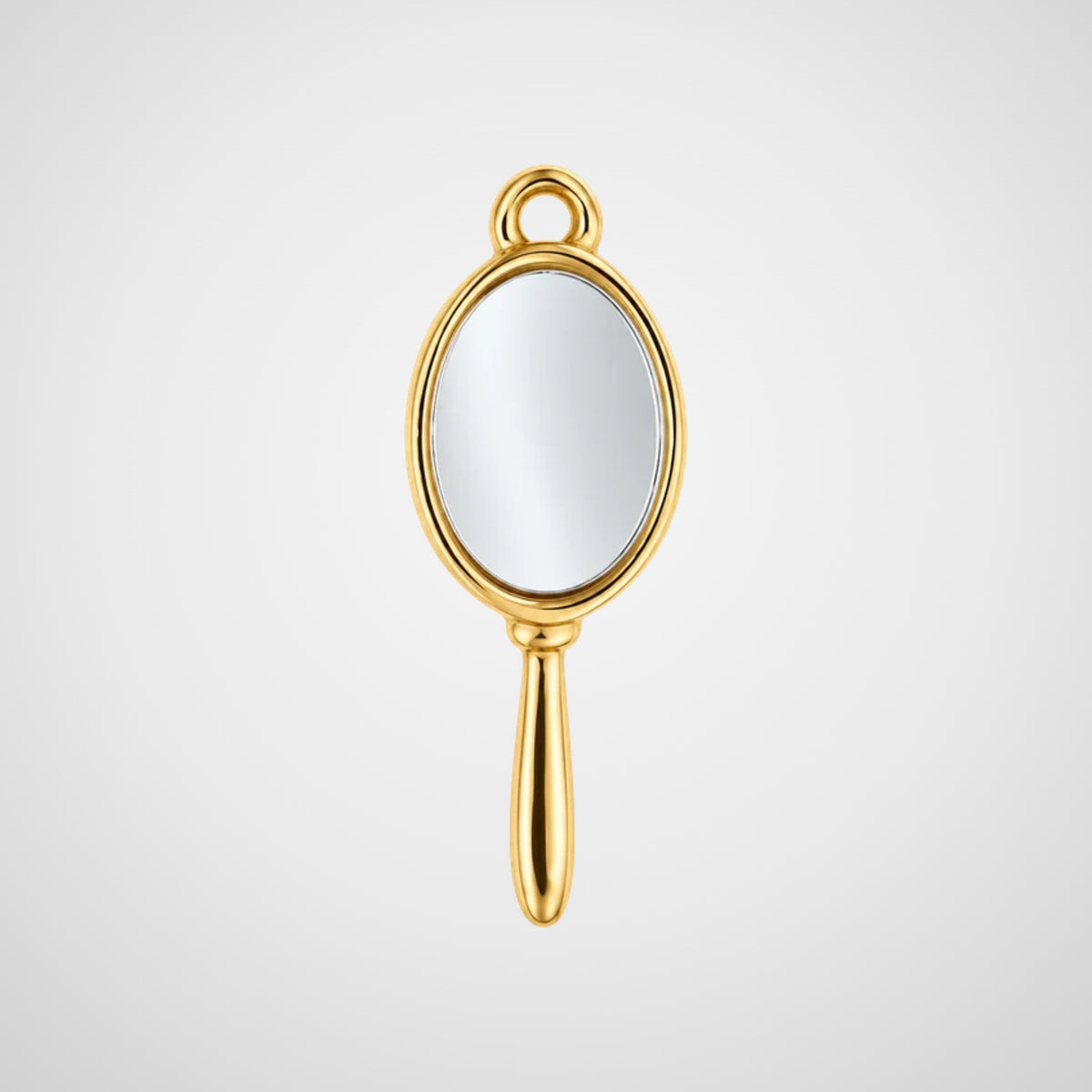 Charm miroir face-à-main doré De Nada Paris