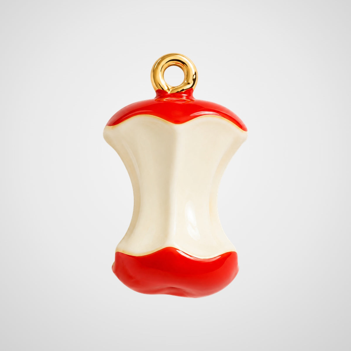 Charm trognon de pomme émaillé De Nada Paris