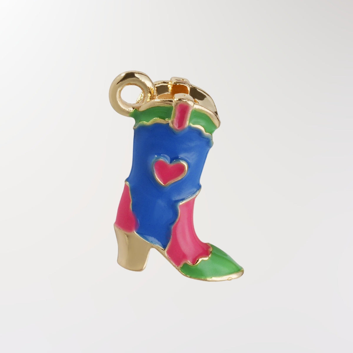 Pink & Blue Cowboy Boot