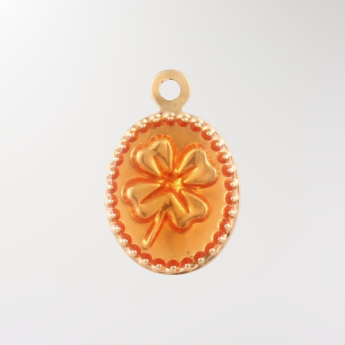 Orange Clover Medallion