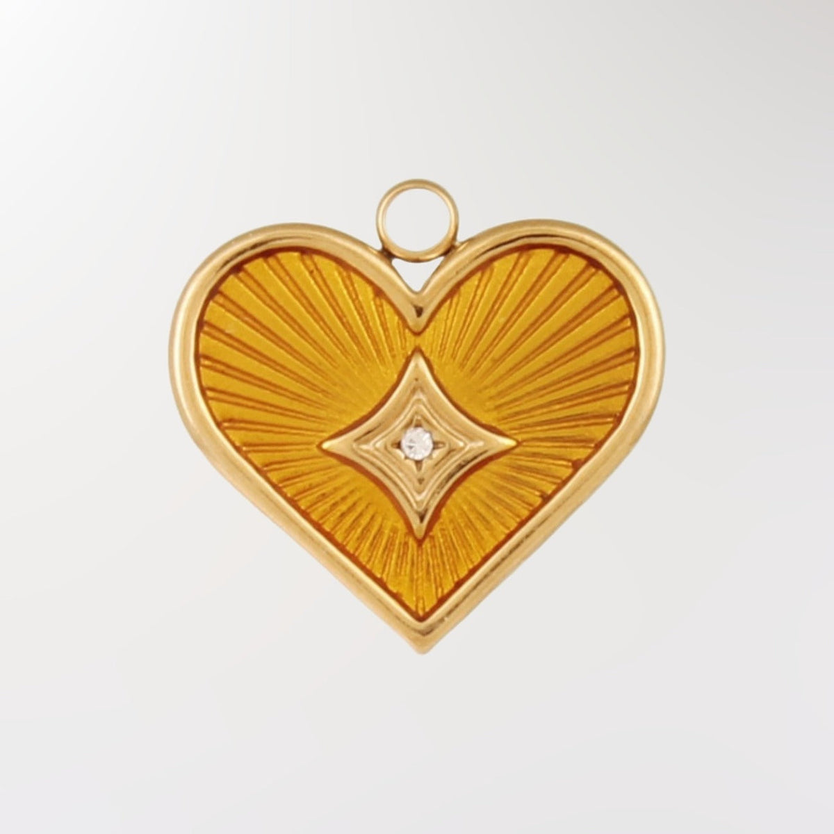 Yellow Lucky Heart